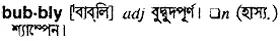 bubbly Meaning in Bangla Academy Dictionary