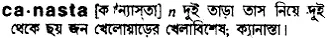 canasta Meaning in Bangla Academy Dictionary